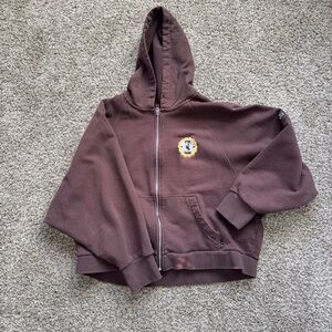 Wyoming cowboys cropped hype and vice jacket